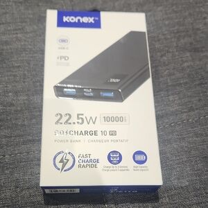 Konex 10000mAh Power Bank with Fast Charge